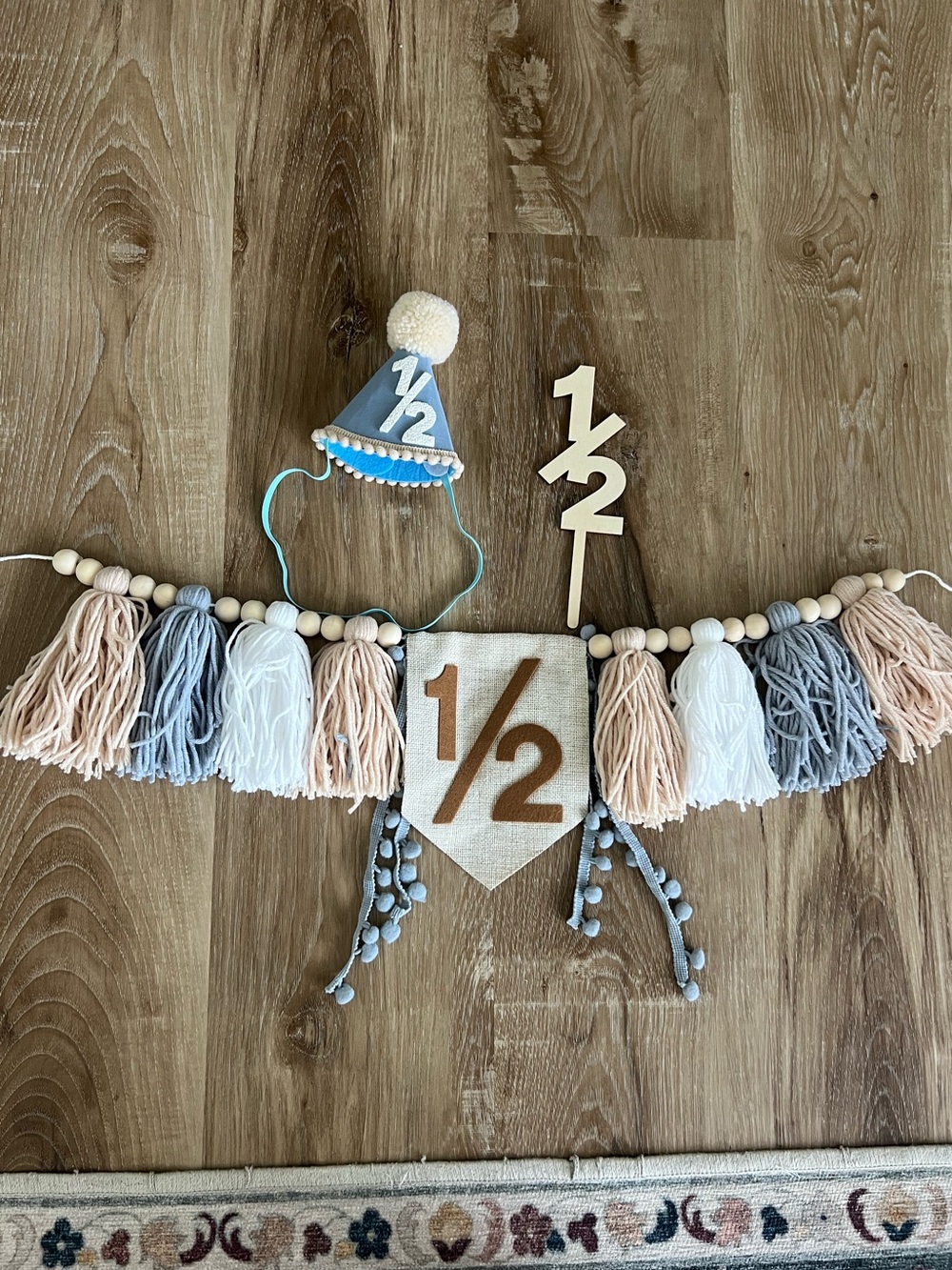 Half Birthday Decor Set